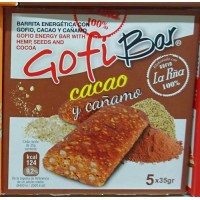 GofiBar - Cacao y canamo Müsliriegel mit Gofio 5x35g produziert auf Gran Canaria