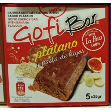 GofiBar - Platano y pasta de higos Müsliriegel mit Gofio 5x35g produziert auf Gran Canaria