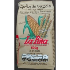 Gofio La Piña - Gofio de Mezcla Millo y Trigo Weizen- & Mais-Mehl geröstet 500g produziert auf Gran Canaria