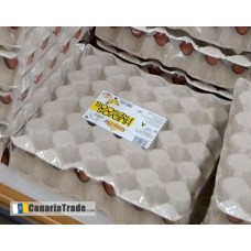 Granja Flor - Huevos Frescos Hühnereier L 30 Stück produziert auf Gran Canaria