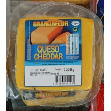 Granja Flor - Queso Cheddar Käse am Stück 200g produziert auf Gran Canaria (Kühlware)