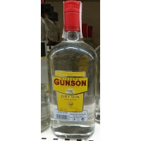 Gunson - Ginebra Dry Gin 38% Vol. 1l Glasflasche produziert auf Teneriffa
