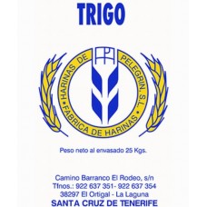 Harinas de Pelegrin - Harina de Trigo Extraccion 73% Weizenmehl Sack 20kg produziert auf Teneriffa