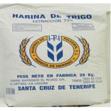 Harinas de Pelegrin - Harina de Trigo Extraccion 73% Weizenmehl Sack 5kg produziert auf Teneriffa