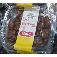 isola - Nueces con Chocolate leche Nüsse mit Vollmilchschokolade überzogen Schale 200g produziert auf Teneriffa