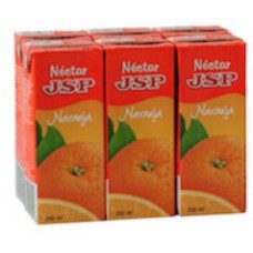 JSP - Nectar Naranja Orangen-Saft 6x 200ml Tetrapack produziert auf Teneriffa