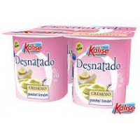 Kalise - Yogur Desnatado 0% Cremoso Pastel Limon 4x 125g produziert auf Gran Canaria (Kühlware)