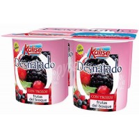 Kalise - Yogur Desnatado 0% Trozon Frutas del Bosque 4x 125g produziert auf Gran Canaria (Kühlware)