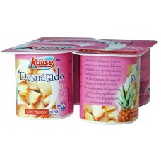 Kalise - Yogur Desnatado 0% Trozon Pina 4x 125g produziert auf Gran Canaria (Kühlware)