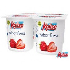 Kalise - Yogur Sabor Fresa Erdbeer 4x 125g produziert auf Gran Canaria (Kühlware)