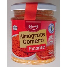 Kania - Almogrote Gomero Picante Salsa Sauce 200g - Kanarische Hartkäsepaste würzig 200g produziert auf Teneriffa