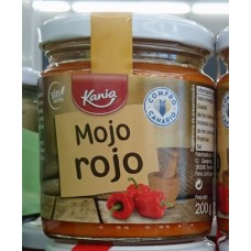 Kania - Mojo Rojo Salsa Sauce 200g produziert auf Teneriffa