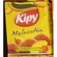 Kipy - Melocoton Peach Nectar Zumo Pfirsich Saft 200ml Tetrapack produziert auf Gran Canaria