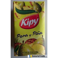 Kipy - Pera y Pina Zumo Birne und Ananas Saft 1l Tetrapack produziert auf Gran Canaria