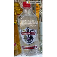 Komitroff - Vodka Wodka 37,5% Vol. 1l PET-Flasche produziert auf Gran Canaria