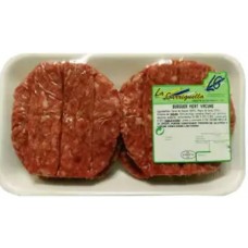 La Garriguella - Burger Meat Vacuno 4 Stück Burger-Patty Rind gemischt ca.400g produziert auf Gran Canaria (Kühlware)