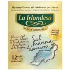 La Irlandesa - Mantequilla Butter gesalzen Salz von Lanzarote 12 Portionen x10g produziert auf Gran Canaria (Kühlware)