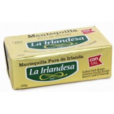 La Irlandesa - Mantequilla con Sal Premium Butter gesalzen Papierpackung 250g von Gran Canaria (Kühlware)