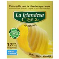 La Irlandesa - Mantequilla Butter Premium sin sal ungesalzen 12 Portionen x10g produziert auf Gran Canaria (Kühlware)