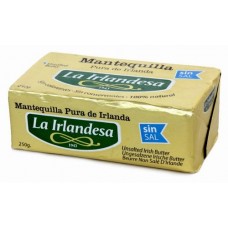 La Irlandesa - Mantequilla Premium sin sal Butter ungesalzen Papierpackung 250g von Gran Canaria (Kühlware)