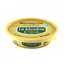 La Irlandesa - Mantequilla sin sal Premium Butter ungesalzen 220g Becher produziert auf Gran Canaria (Kühlware)