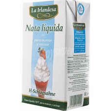La Irlandesa - Nata Liquida UHT H-Schlagsahne Tetrapack 1l von Gran Canaria (Kühlware)