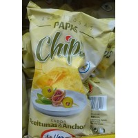 La Llanura - Papas Chips Sabor Aceituna & Anchoa Oliven & Sardelle 100g produziert auf Gran Canaria