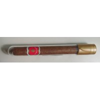 La Rica Hoja - Puros Tubo einzelne Zigarre 14cm in Plastikröhre wasserdicht produziert auf La Palma