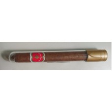 La Rica Hoja - Puros Tubo einzelne Zigarre 14cm in Plastikröhre wasserdicht produziert auf La Palma