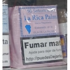 La Rica Palma - Senoritas 50 kanarische Zigarren (rosa Etikett) produziert auf La Palma