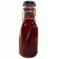 Lambda - Cranberry & Blackcurrant Saft 1l Glasflasche produziert auf Gran Canaria