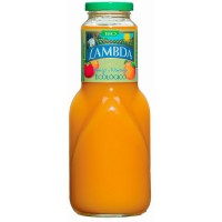 Lambda - Ecologico Mango y Naranja Bio Mango- & Orangen-Saft Glasflasche 1l produziert auf Gran Canaria