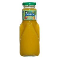 Lambda - Ecologico Mango y Naranja Bio Mango- & Orangen-Saft Glasflasche 250ml produziert auf Gran Canaria