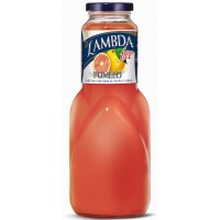 Lambda - Free Pomelo Pampelmuse Saft zuckerfrei 1l Glasflasche produziert auf Gran Canaria