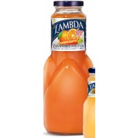 Lambda - Free Zanahoria-Naranja Karotten-Orangen-Saft zuckerfrei 1l Glasflasche produziert auf Gran Canaria