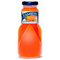 Lambda - Free Zanahoria-Naranja Karotten-Orangen-Saft zuckerfrei 250ml Glasflasche produziert auf Gran Canaria