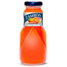 Lambda - Free Zanahoria-Naranja Karotten-Orangen-Saft zuckerfrei 250ml Glasflasche produziert auf Gran Canaria