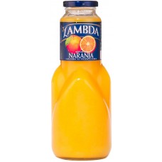 Lambda - Naranja Orangensaft 1l Glasflasche produziert auf Gran Canaria