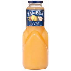 Lambda - Pina Ananas-Saft 1l Glasflasche produziert auf Gran Canaria