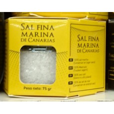 Las Salinas Pozo Izquierdo - Sal Fina Marina de Canarias Bio Salz 75g Glas produziert auf Gran Canaria