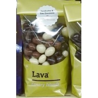 Lava - Bombon Cacahuete y Tres Chocolates Erdnüsse & 3 Schokoladensorten 250g Tüte produziert auf Teneriffa