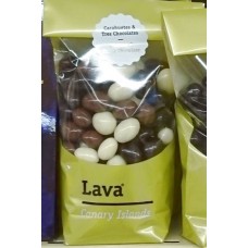 Lava - Bombon Cacahuete y Tres Chocolates Erdnüsse & 3 Schokoladensorten 250g Tüte produziert auf Teneriffa