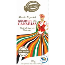 Lezzato - Gourmet de Canarias Café de tueste Natural molido Röstkaffee gemahlen 250g produziert auf Teneriffa