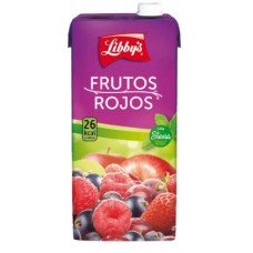 Libby's - Frutos Rojos Stevia sin azucar Rote-Früchte-Saft zuckerfrei 1l Tetrapack produziert auf Teneriffa