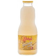Libby's - Lemonada light fresh Zitronensaft 1l Glasflasche produziert auf Teneriffa (Kühlware)
