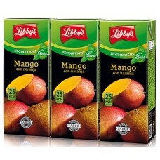 Libby's - Mango con Naranja Nectar Stevia Saft 3x 200ml Tetrapack produziert auf Teneriffa