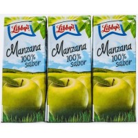 Libby's - Manzana 100% sabor Apfelsaft 3x200ml Tetrapack produziert auf Teneriffa