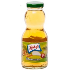 Libby's - Manzana sin azucar Apfelsaft zuckerfrei 250ml Glasflasche produziert auf Teneriffa
