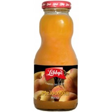 Libby's - Melocoton Nectar Pfirsich-Saft 250ml Glasflasche produziert auf Teneriffa