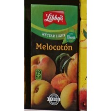 Libby's - Melocoton Nectar Light Stevia Pfirsichsaft zuckerfrei 1l Tetrapack produziert auf Teneriffa